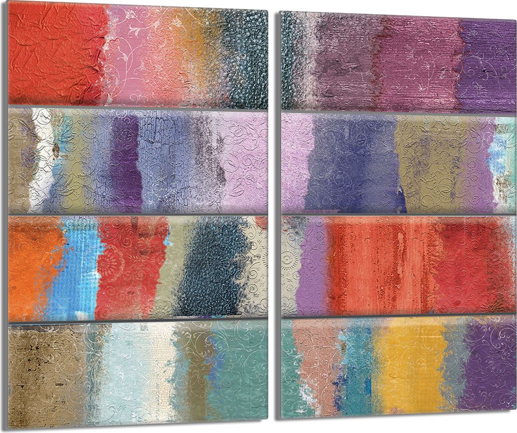 Glasschutzplatte für den Herd 2x30x52 Bunt
