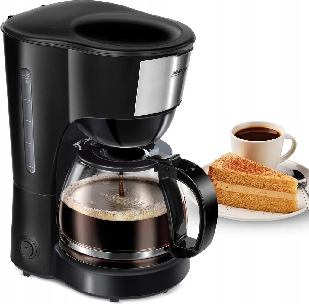 Mpm Kaffeemaschine - 1,25L Dauerwärme, Einfache Reinigung