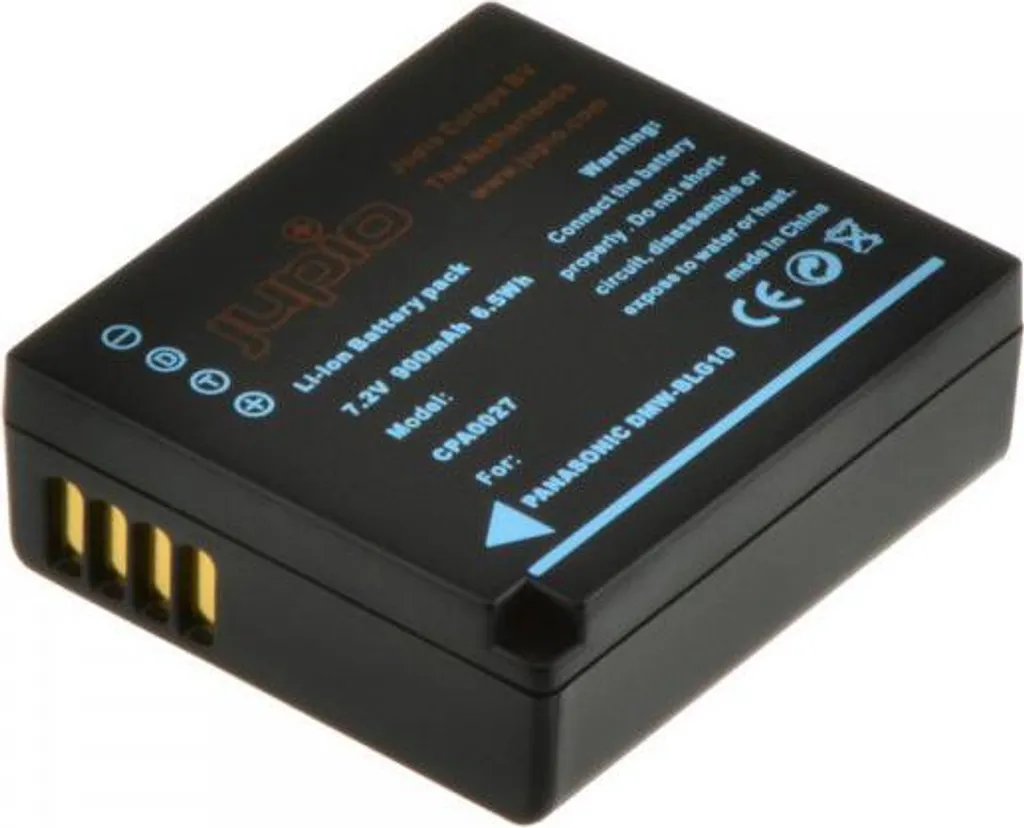 Batterie de Rechange DMW-BLG10E Ultra Jupio pour Appareil Photo Lumix