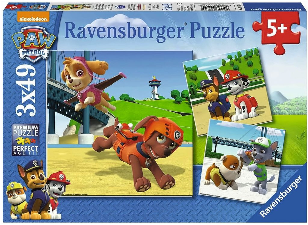 Puzzle dla dzieci Ravensburger - 09239 Drużyna na 4 łapach Zdjęcie produktu 