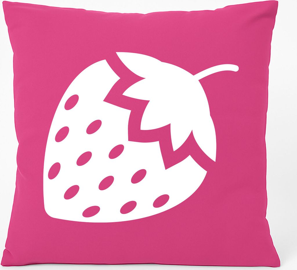 Huuraa Kissen Erdbeere Strawberry 40x40cm mit Füllung Produktbild 
