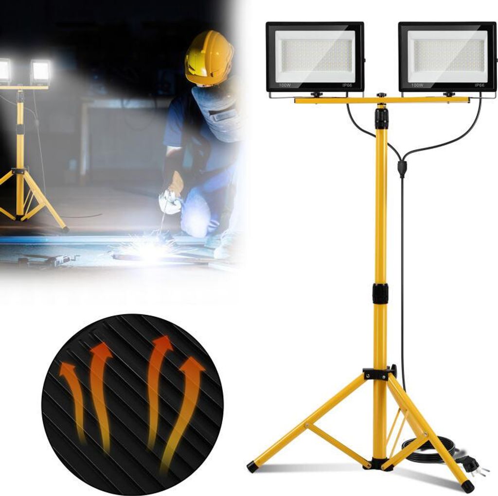 Vigevee, projecteur LED extérieur de 100W, 10000 lumens, Image du produit 
