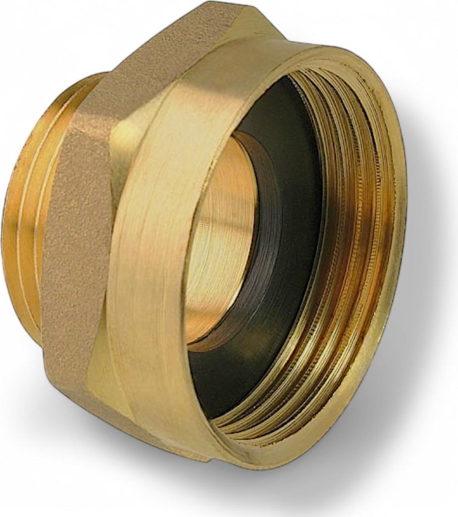 Reduzierung Reduzierstück Messing CW617N Fittings IG inkl. Dichtung auf AG 1/2 auf 3/8 Zoll