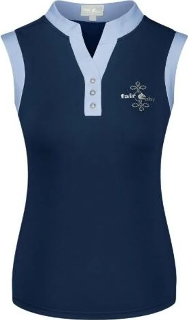 Top sans manches FairPlay Fina respirant et élégant navy taille 34