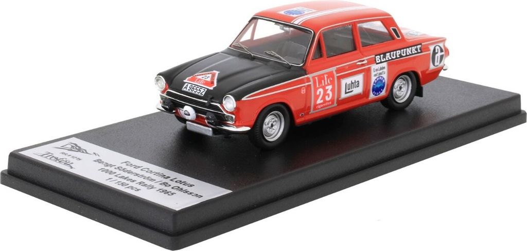 FORD Cortina Lotus #23 Rallye 1000 Lakes 1965 B.SÖDERSTROM / B.OHLSSON - Limitiert auf 150 Ex., TRORRFI12, Maßstab1/43, TROFEU