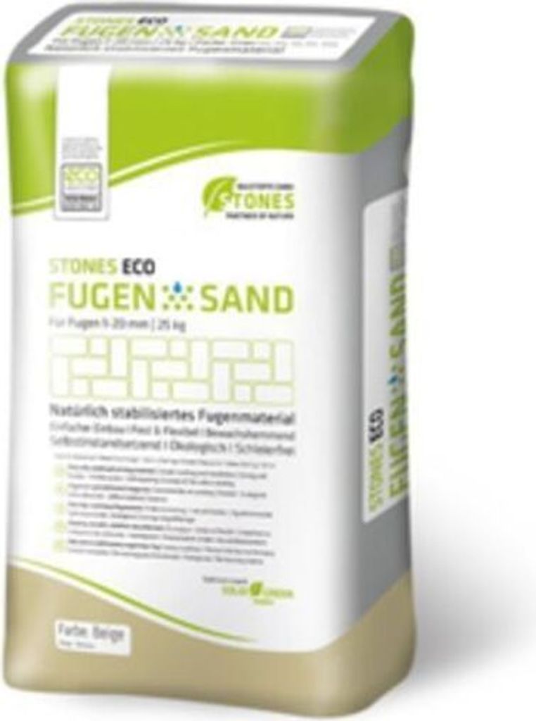 STONES ECO Fugensand 1-20 mm, 25 kg (beige)