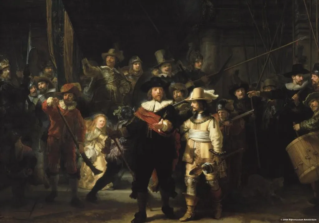 Puzzle 1000 pièces Rembrandt sans reflets La Ronde de Nuit Rijksmuseum Art