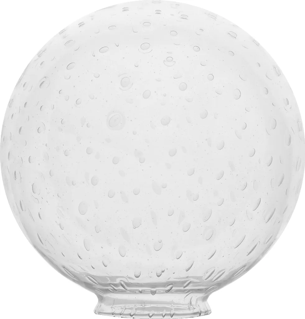 Verre à bulles décoratif d250mm avec collerette de 100mm modèle KL4034