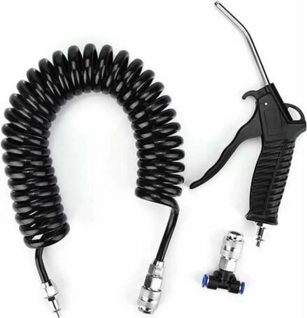 Pistola Aria Compressa HTC EQUIPEMENT Professionale 13kg/cm² con Tubo 5m