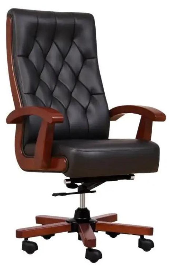 Poltrona CONSUL in pelle nera Immagine del prodotto 