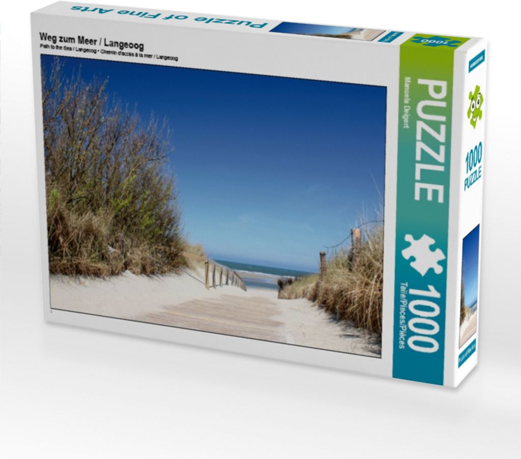 Calvendo Weg zum Meer / Langeoog 1000 Teile Puzzle quer 640x480mm, Deigert Manuela; 7309722