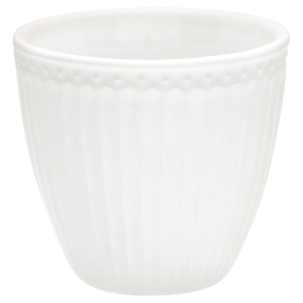 Greengate Latte Cup Mug ALICE Bianco 300ml Tazza da caffè Immagine del prodotto 