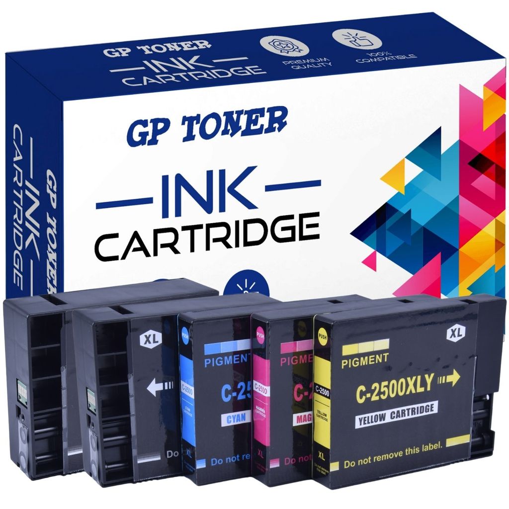 5x Tusze do Canon PGI-2500 IB4050 IB4150 MB5050 MB5150 Zdjęcie produktu 
