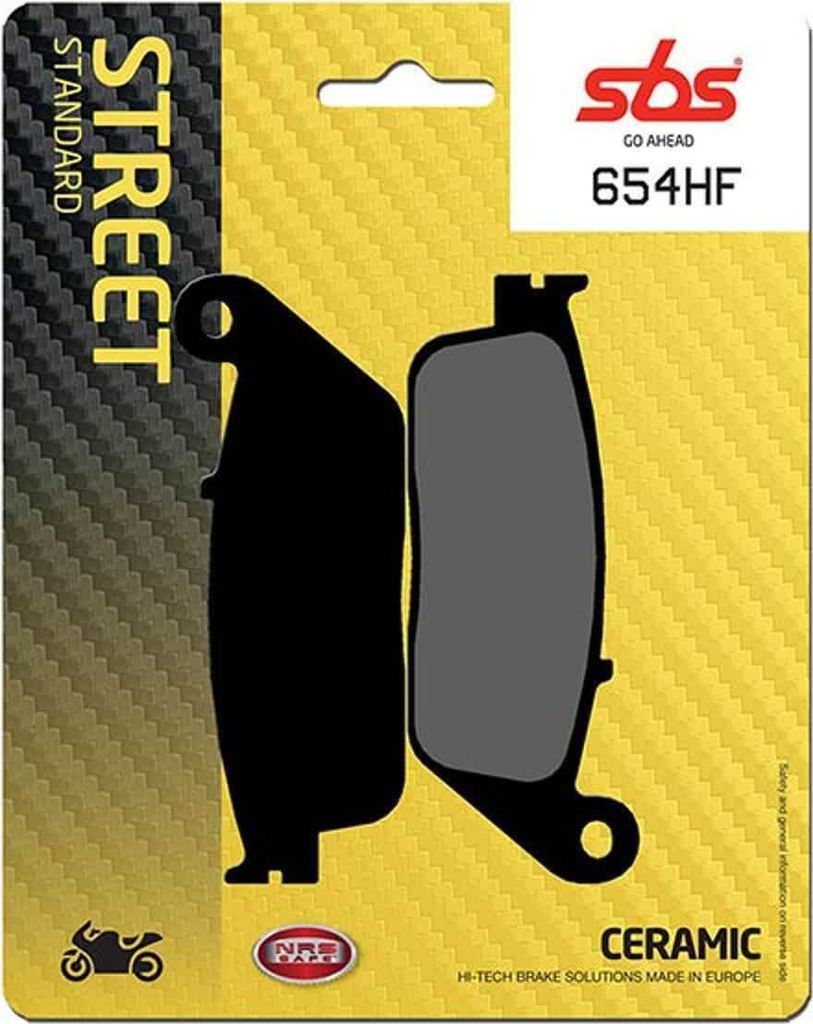 Bremsbelag SBS 654HF (Satz pro Scheibe) Street Ceramic