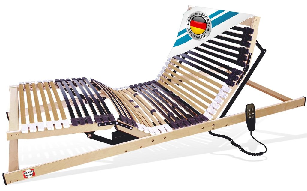 Elektrischer Lattenrost 120x200 cm - 42 Leisten, 7 Zonen, Produktbild 
