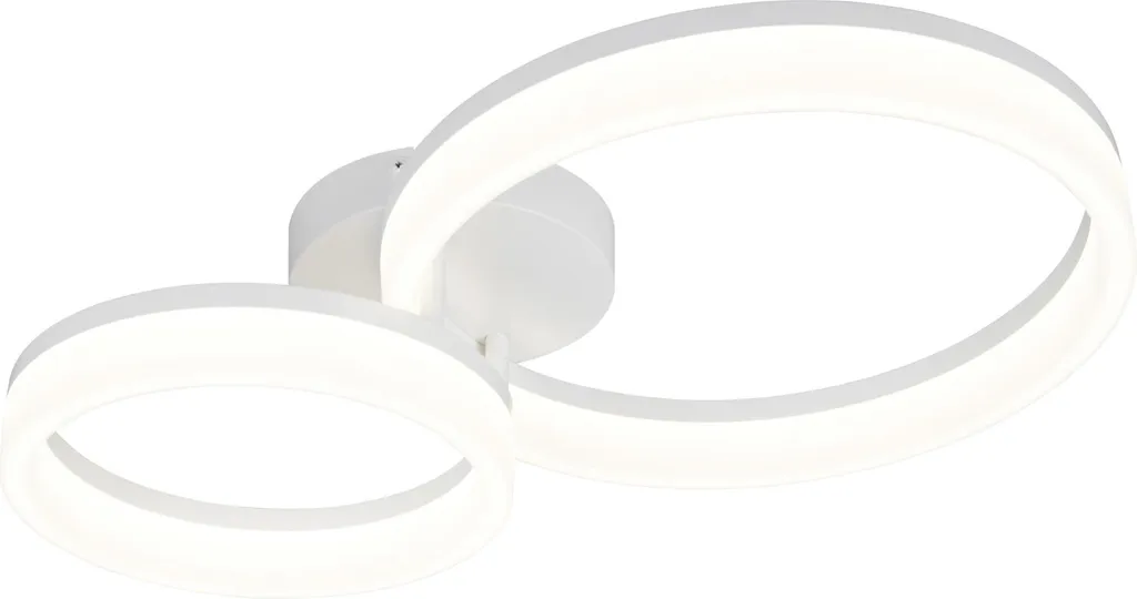 Plafoniera LED Design Moderno Bianco 51 cm | Luce Accogliente Casa