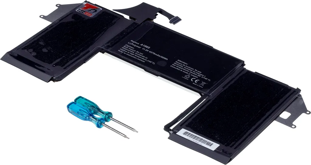 Ricambio Batteria T6 Power per Apple A1965 EMC 3184 11.4V 50Wh
