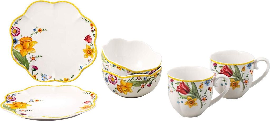 Villeroy & Boch Service à petit-déjeuner 6 pièces Spring Image du produit 