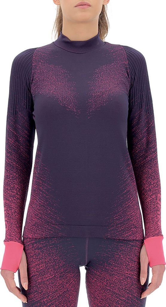 UYN Exceleration langarm Laufshirt Damen plum/pink yarrow L