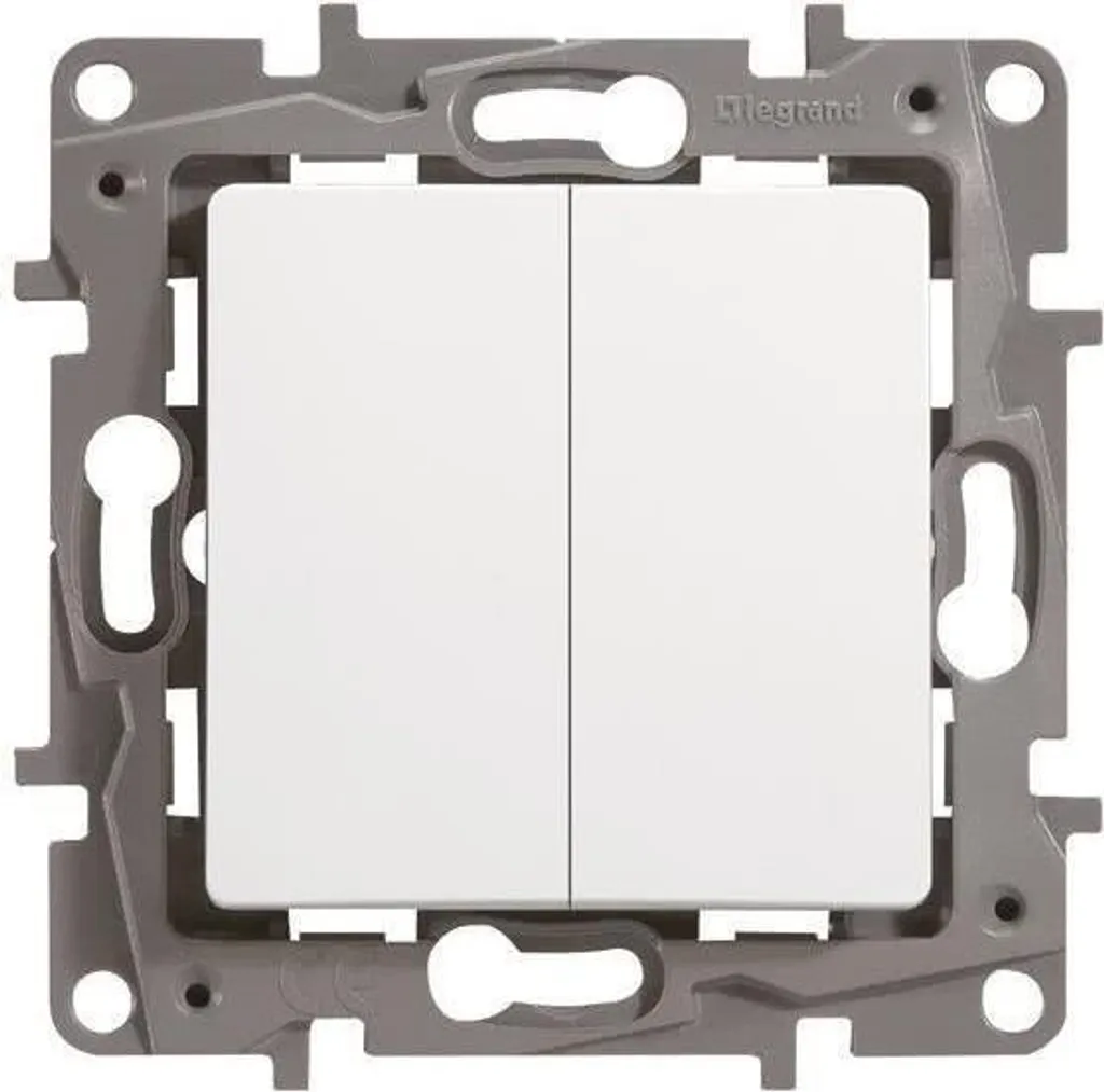 Double Interrupteur Inverseur Niloe Legrand 664502 pour Deux Lumières