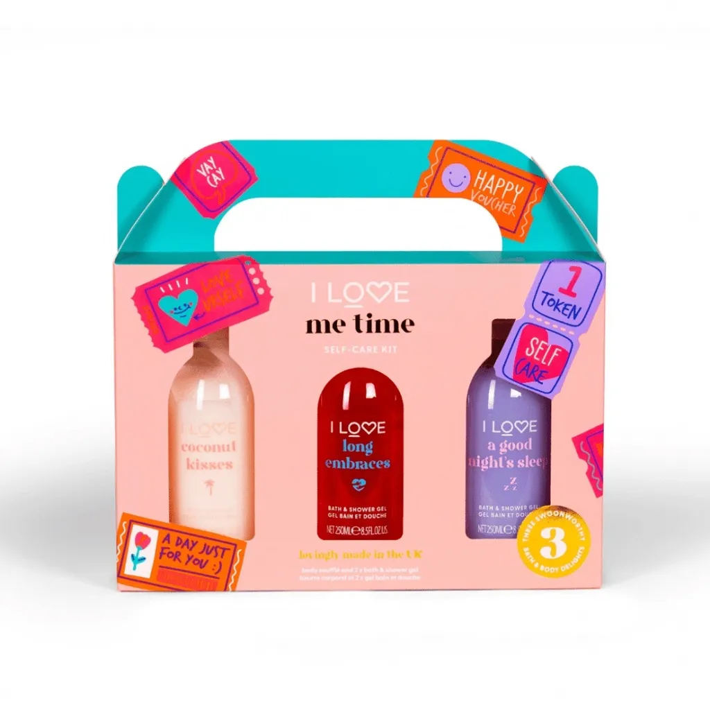 I Love Me Time Body Soufflé + Gel Doccia 3x250ml | Set Spa Corpo