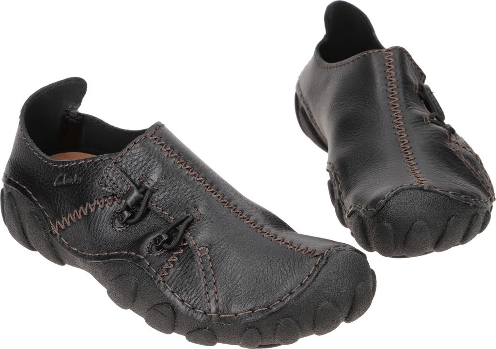Clarks Straßenslipper in schwarz, Gr. 9.5 Produktbild 9