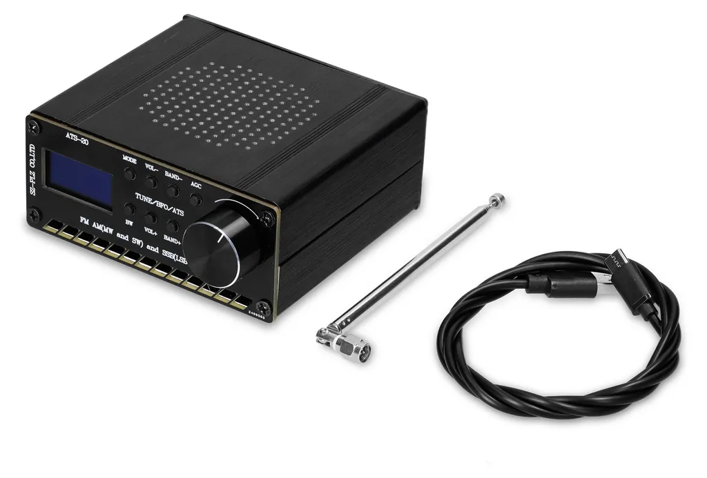 Récepteur Radio SI4735 ATS-20 avec Écran LCD et Batterie Rechargeable