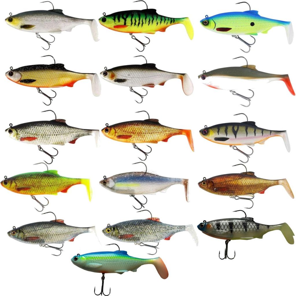 Westin Ricky the Roach 14cm 57g - Swimbait Gummifisch, Farbe:Didis Crazy Perch