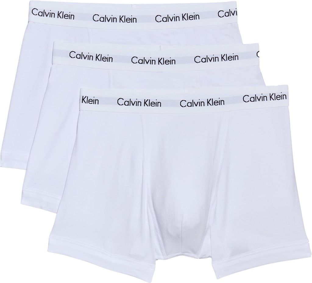 Calvin Klein heren, 3-pack slips, wit, maat L Productafbeelding 