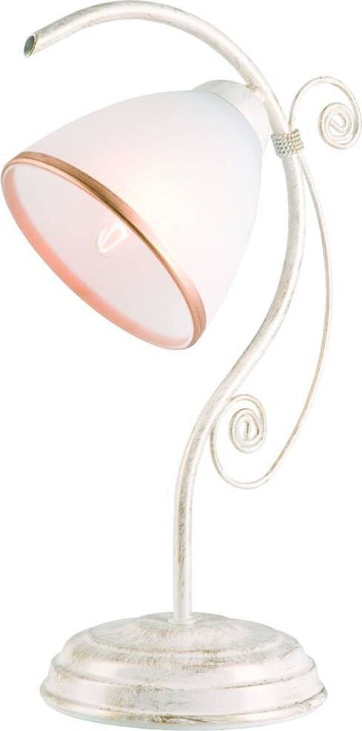 Tischleuchte RETRO II WEIß E27 L:23cm H:39cm