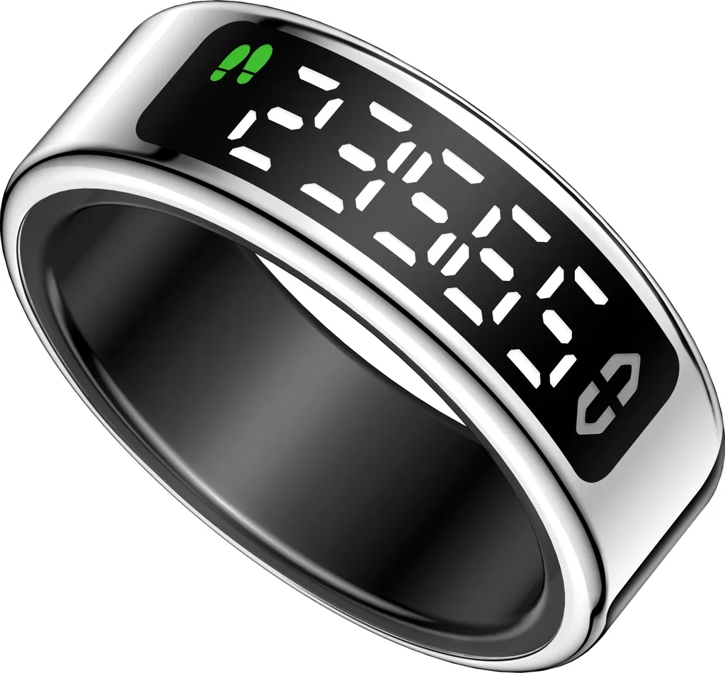 INF Smart Ring Salute Argento 12 | Monitoraggio Benessere e Sonno