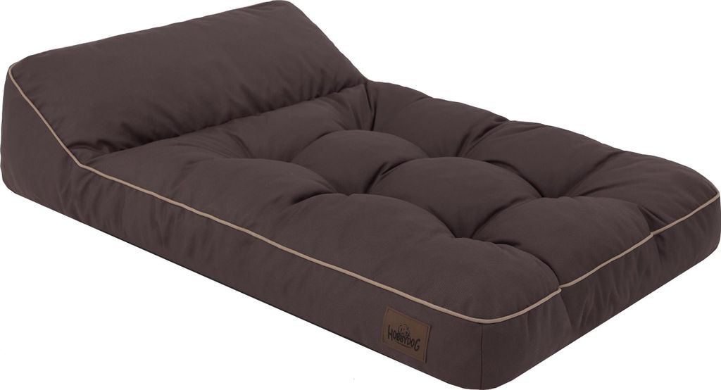 Hundematratze "Destiny" L 98×62 cm – elegantes Hundebett mit erhöhter Seite, wasserabweisend | Doggy