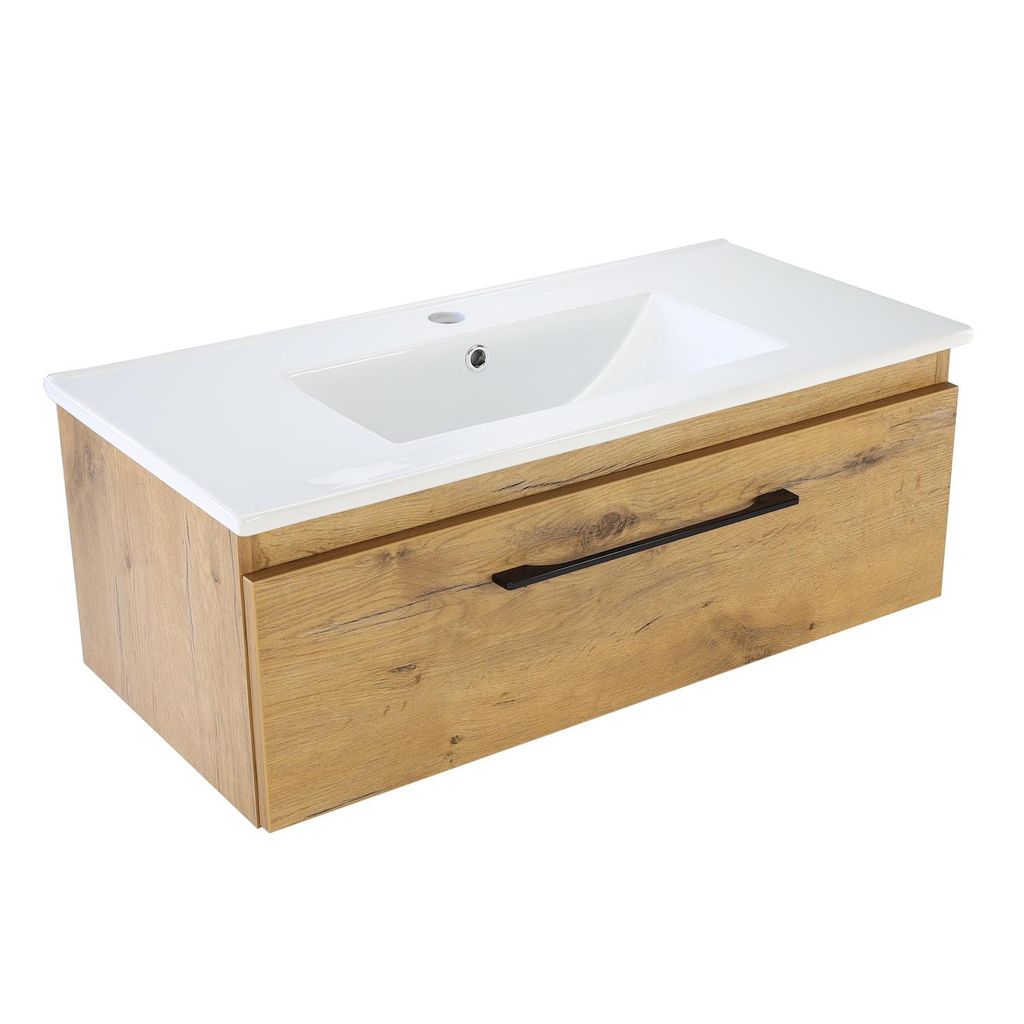 paplinskimoebel Badezimmer Badmöbel Unterschrank Schrank + Waschbecken aus Mineralguss 80 x 39 x 32 cm aufsatzwaschbecken gesetzt mit waschbeckenu...