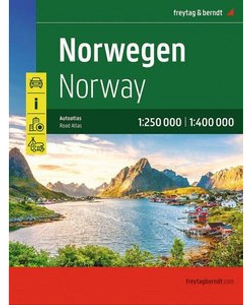 freytag & berndt Autoatlas Norwegen 1:250.000 Produktbild 