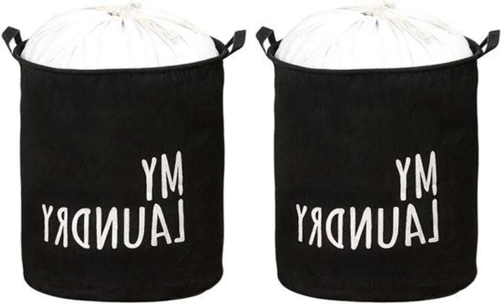 Corbeille à Linge Pliable 24L pour Salle de Bain ou Chambre