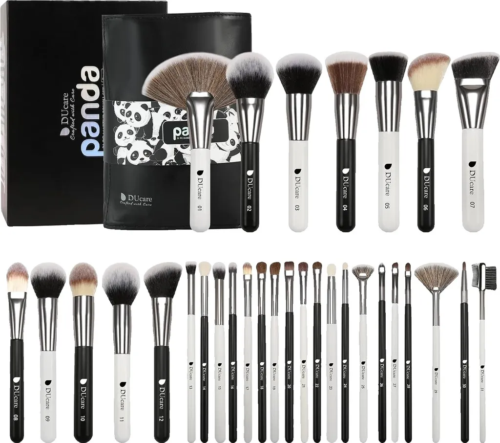 Set de 32 pinceaux de maquillage complet DF3142 - Kit de 31 pièces