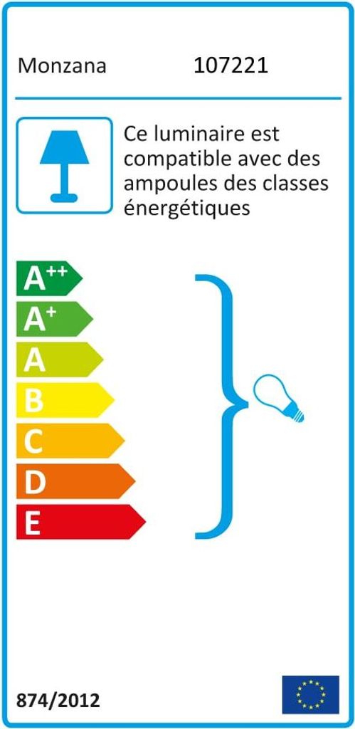 Monzana Lampadaire Dahlia Argent Détecteur de mouvement Image du produit 
