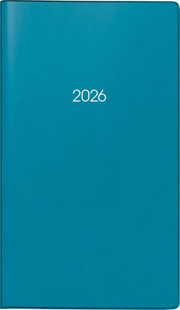 2026 Brunnen Taschenkalender 753 A6 petrol Produktbild 