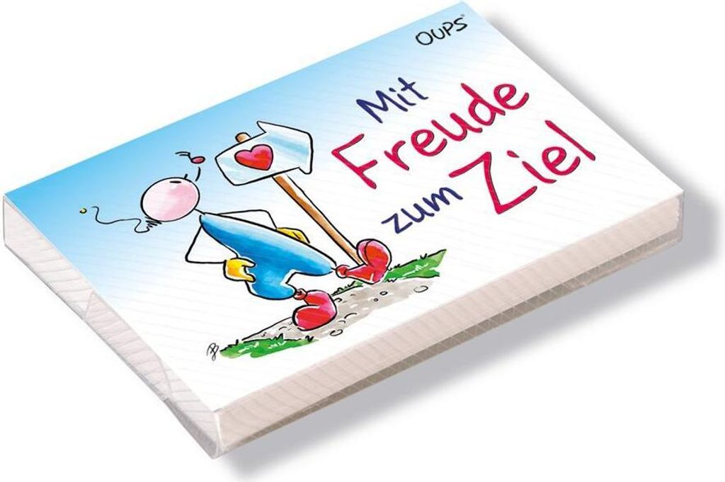Oups Kärtchenbox - Mit Freude zum Ziel