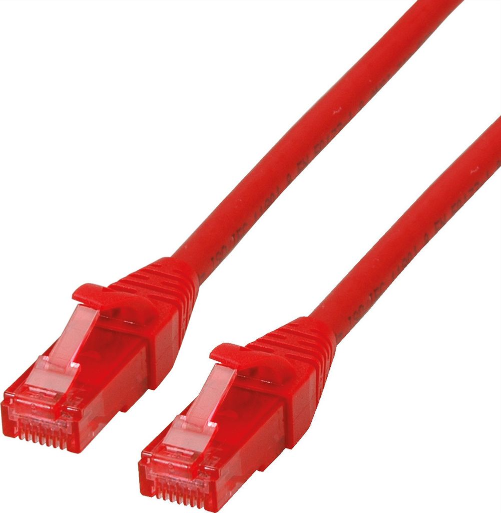 ROLINE Patchkabel Cat.6 UTP, Component Level, LSOH, rot, 1 m