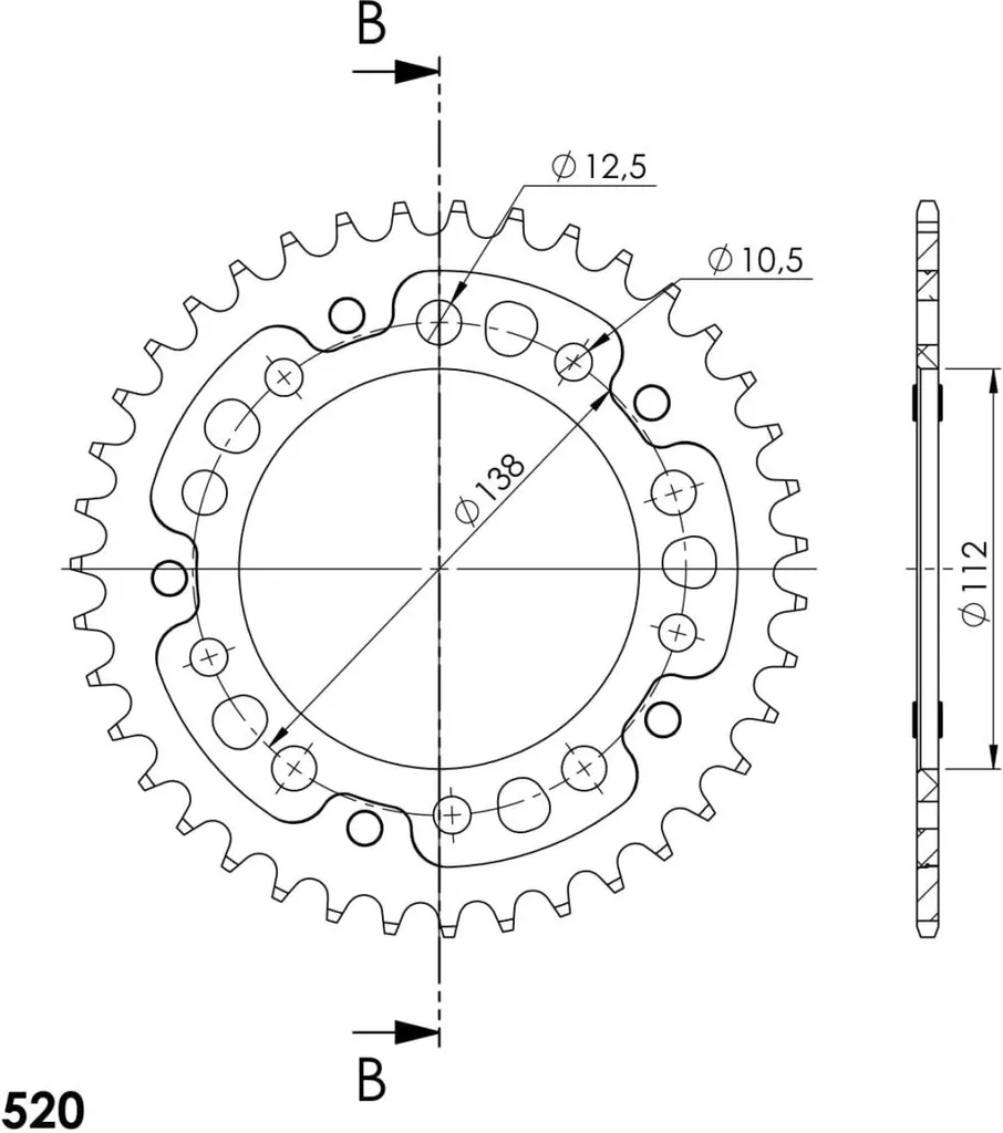 Couronne Stealth Supersprox 38Z 520 Or : Finie l'Usure Rapide des Dents