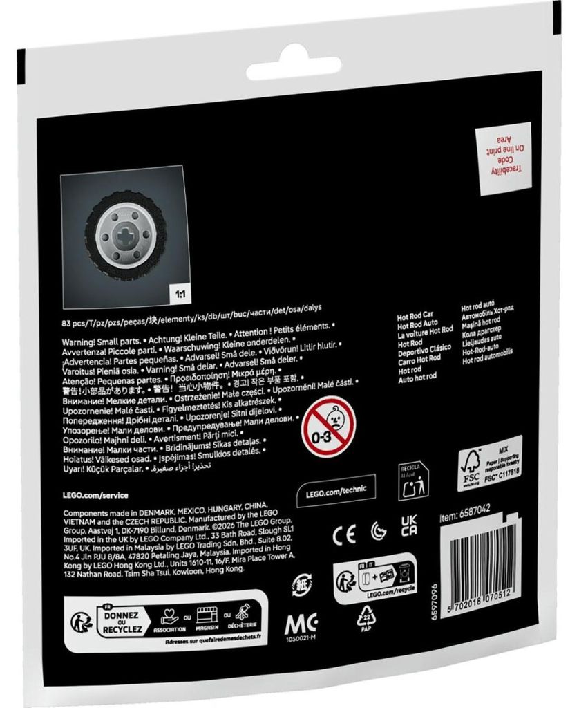 LEGO Spielwaren GmbH, Technopark II LEGO Technic 30735 Hot Rod Auto Sonstige