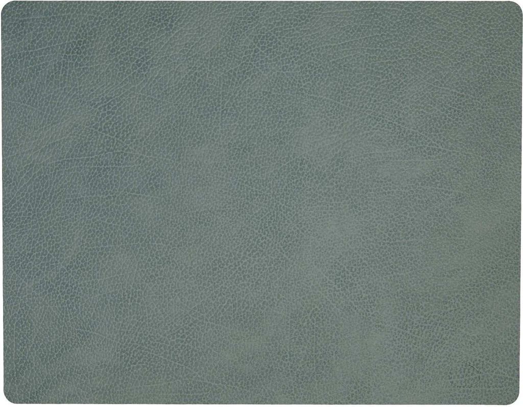 LIND DNA Platzdecke Hippo - Leder - Pastellgrün - 45 x 35 cm
