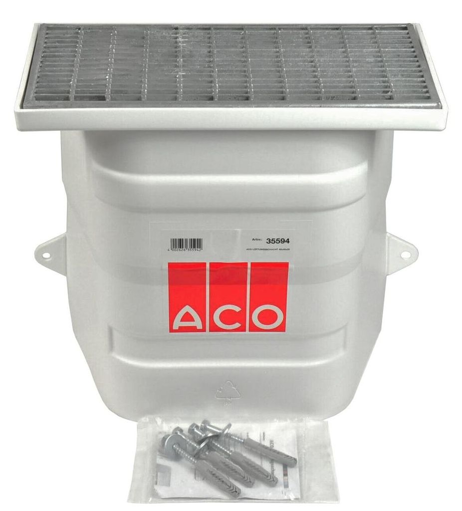 ACO Lüftungsschacht 40x40 ohne Boden Kellerschacht mit Produktbild 