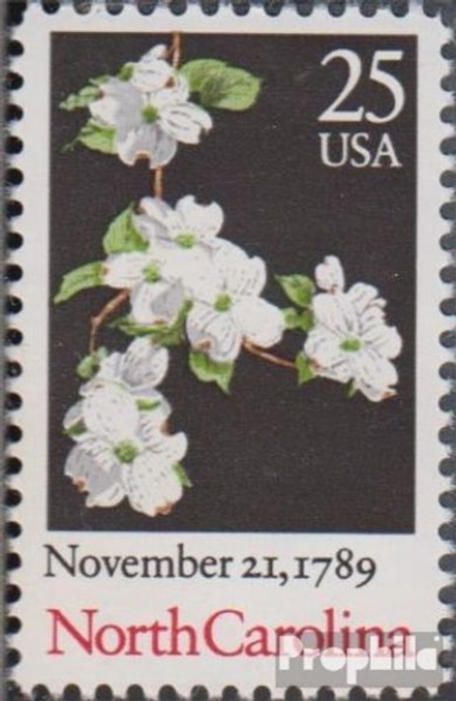Briefmarken USA 1989 Mi 2047 (kompl.Ausg.) postfrisch Verfassung North Carolina