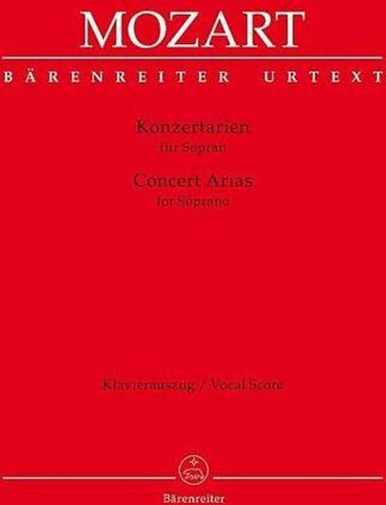 Konzertarien II für Sopran. Klavierauszug