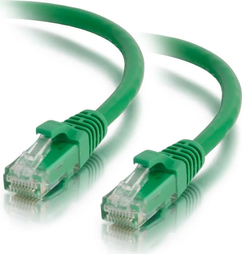Câble Réseau C2G 83201 Cat5e RJ45 Vert de Haute Qualité en Pack de 1