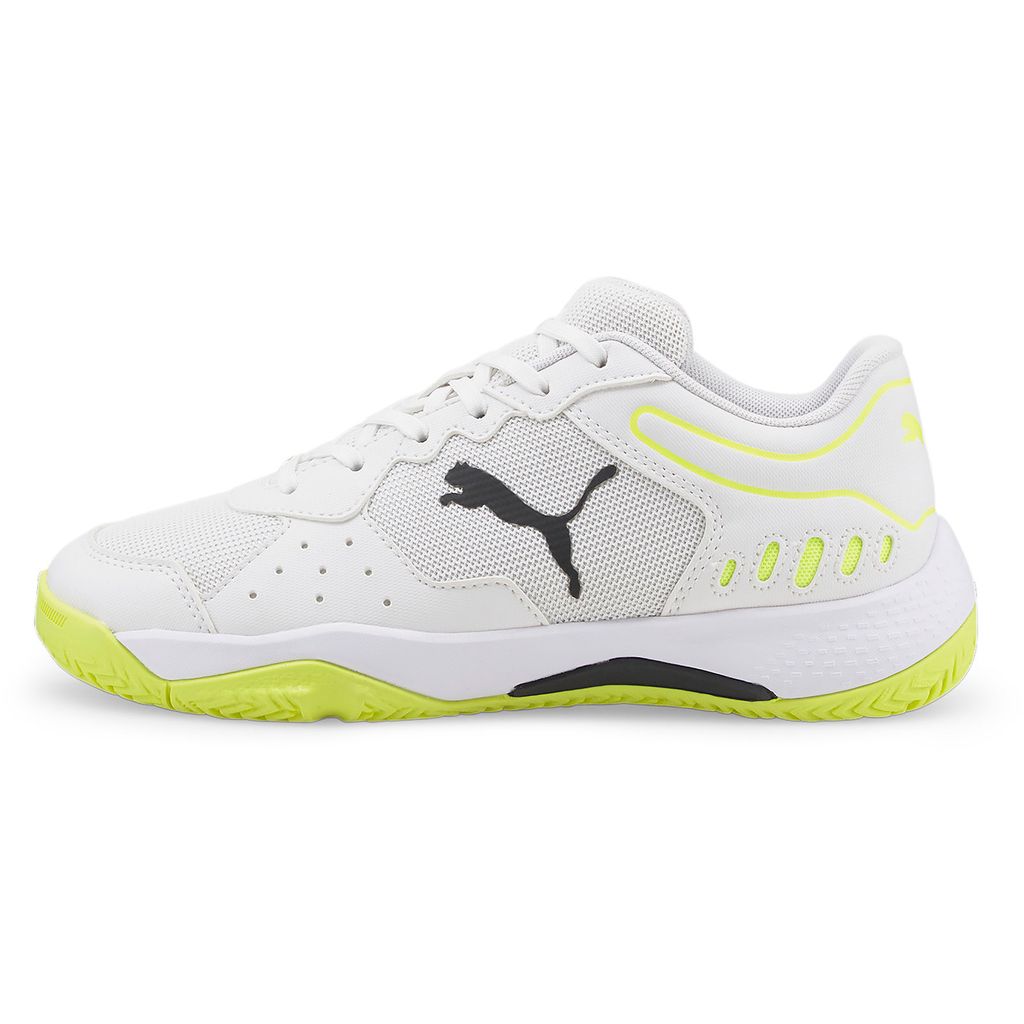 PUMA Solarsmash RCT Hallenschuhe Kinder puma white/puma black/yellow alert 29