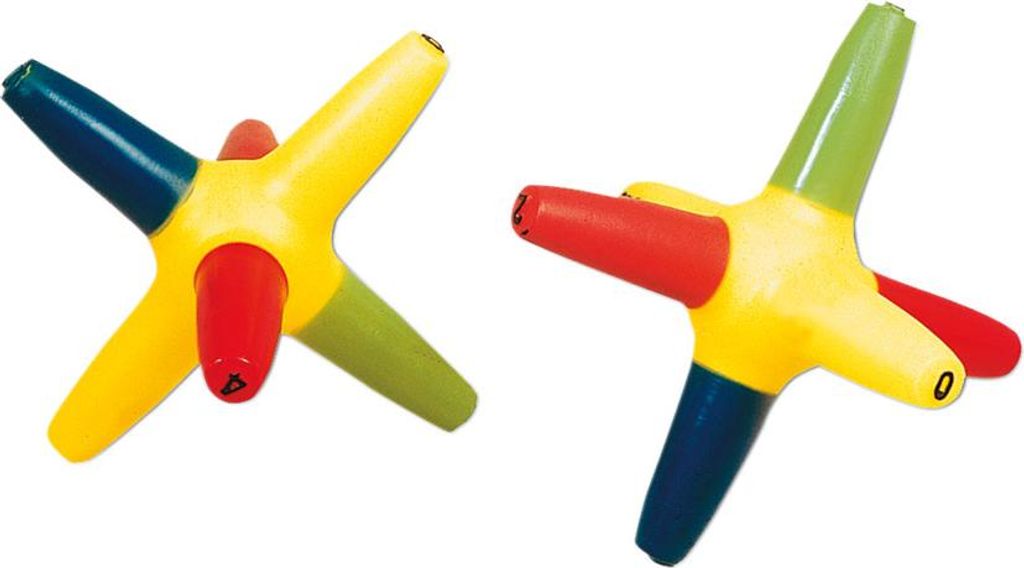Betzold Wurfspiel Flugstern Sternform mit Zahlen (0-4) für Mathe-Unterricht