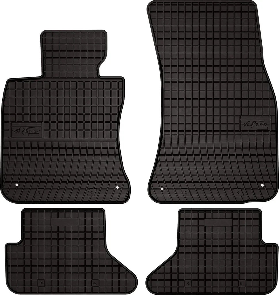 Tappetini in Gomma Neri per BMW E64 Cabrio 2003-2010 - Protezione 3D